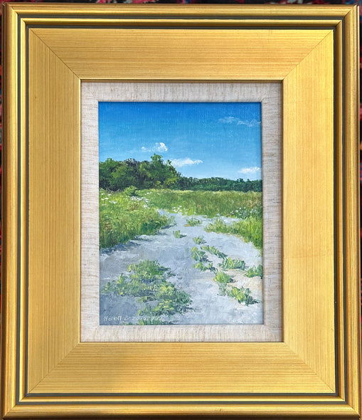 Linda Hollett-Bazouzi Title: Path with Queen Anne's Lace VI
