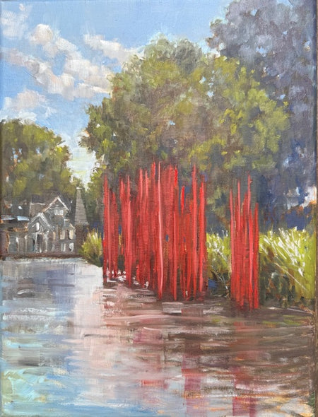 Janine Orr Title: Red Reeds II