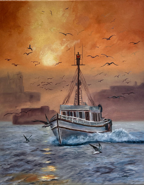 Jan Priddy Title: Misty Sunrise