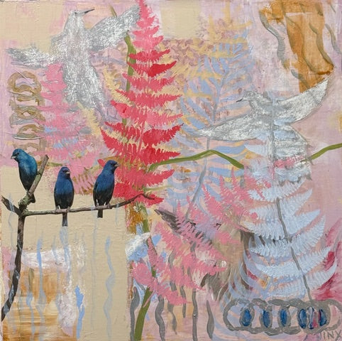 Jinx Constine Title: Stay Positive, Indigo Bunting