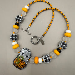 Jody Bryan Title: Little Ghost with Pumpkin