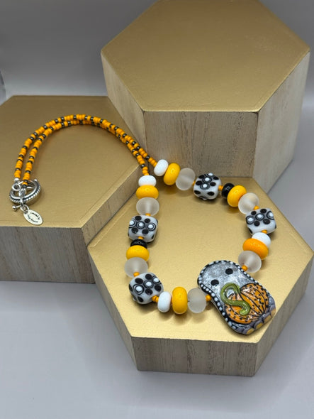 Jody Bryan Title: Little Ghost with Pumpkin