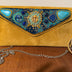 Jody Bryan Title: Turquoise Lapis Sunshine Bead Embroidered Clutch Purse