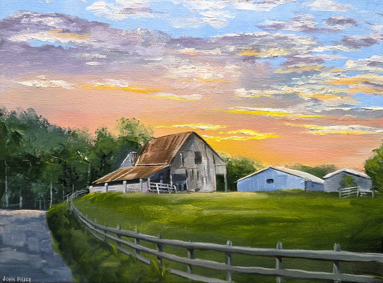 John Price Title: Sunset in Charlottesville