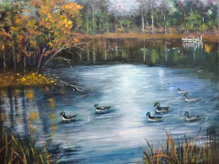 Judy Motley Title: Checking Out the Lake