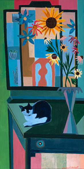 Julia Malakoff Title: Lulu with Flowers