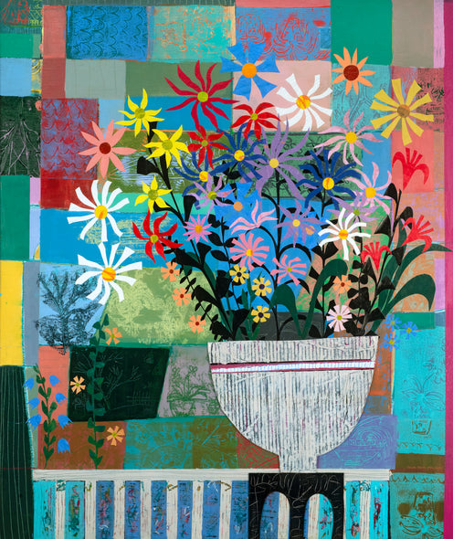 Julia Malakoff Title: Patchwork Petals