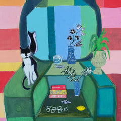 Julia Malakoff Title: Vanity with Cat