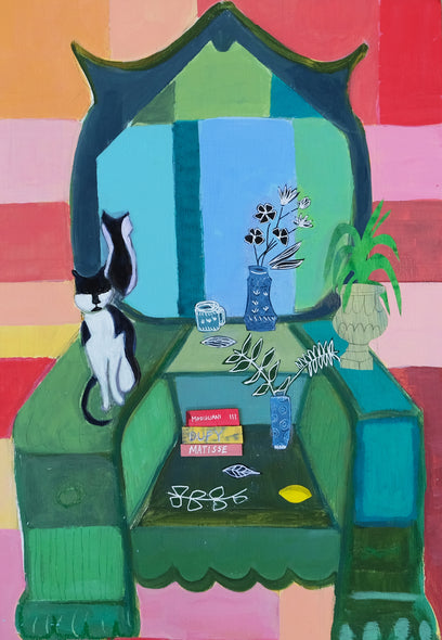 Julia Malakoff Title: Vanity with Cat