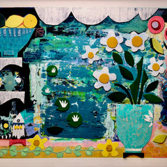 Julia Malakoff Title: Window View, Lemons & Lilies