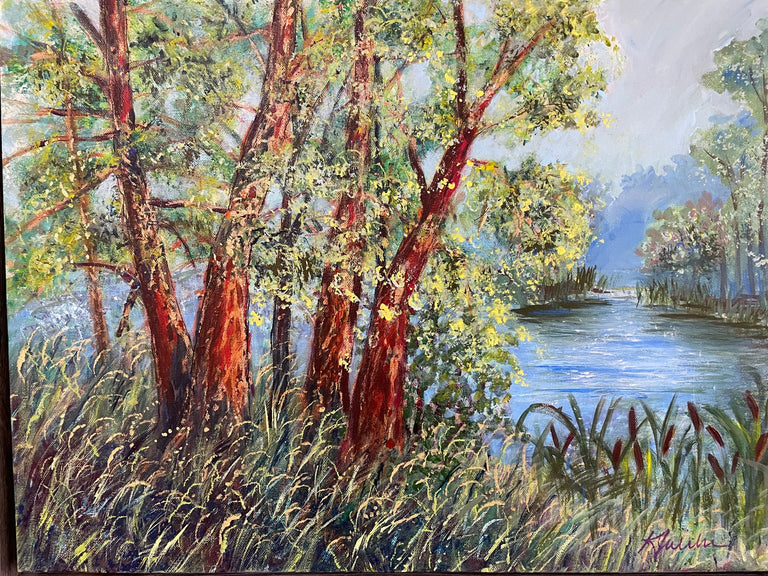 Karen Julihn Title: Marsh Trees