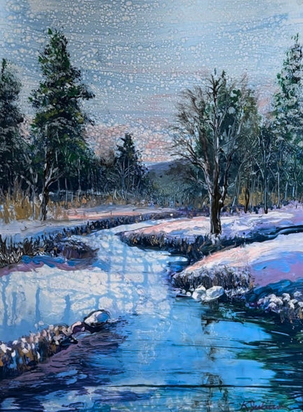 Karen Julihn Title: Winter Stream