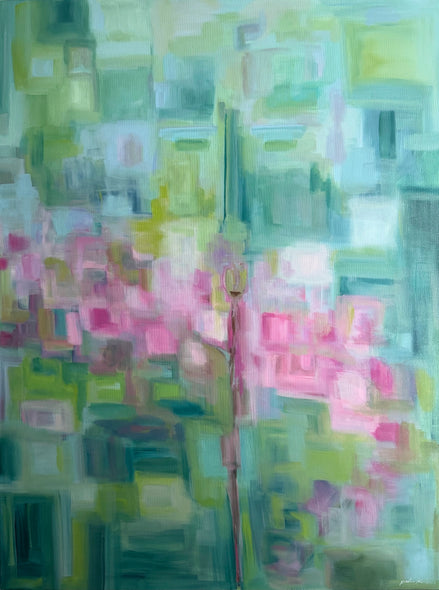 Karen Palmer Title: Pressed Against the Glass - Spring’s Whisper