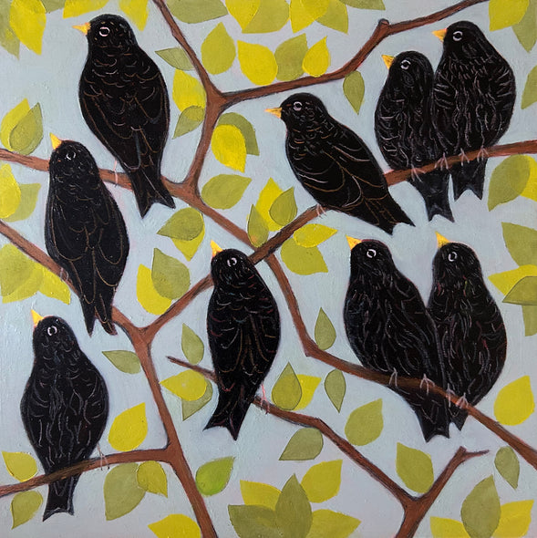Kathleen Westkaemper Title: A Chattering of Starlings