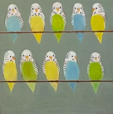 Kathleen Westkaemper Title: Ten Budgies