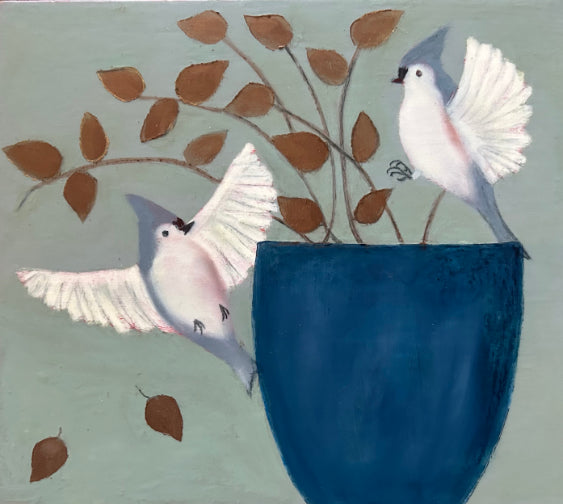 Kathleen Westkaemper Title: Two Titmice