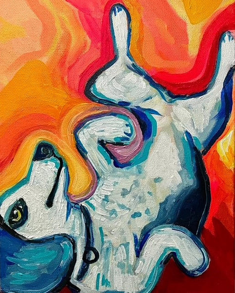 Kristi Mullins Title: Rainbow Beagle