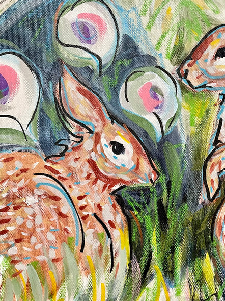 Laura Bonner Title: Bunnies in the Garden