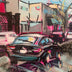 Bonner, Laura Title: Carytown on a Rainy Day