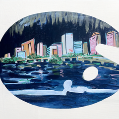 Bonner, Laura Title: RVA Skyline Artist's Palette