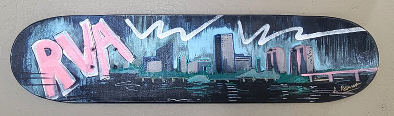 Bonner, Laura Title: RVA Skateboard Deck