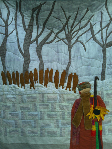 Leahman, Sharon  title: Monks Walk for Peace