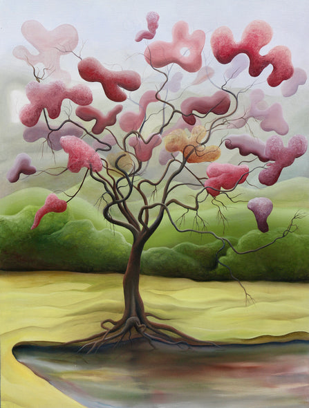 Emma Knight Title: Left Plum Tongue Tree