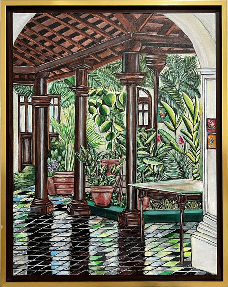 Lehman, Jessica Title: Courtyard Reflections