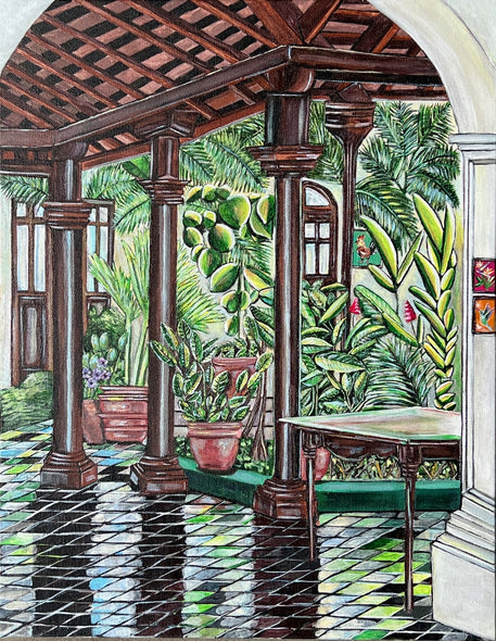 Lehman, Jessica Title: Courtyard Reflections