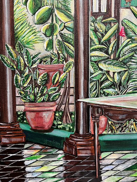 Lehman, Jessica Title: Courtyard Reflections