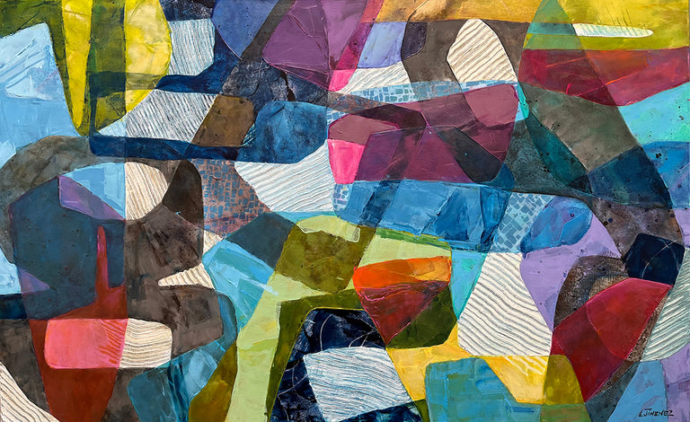 Linda Jimenez Title: Rhythm In Blue