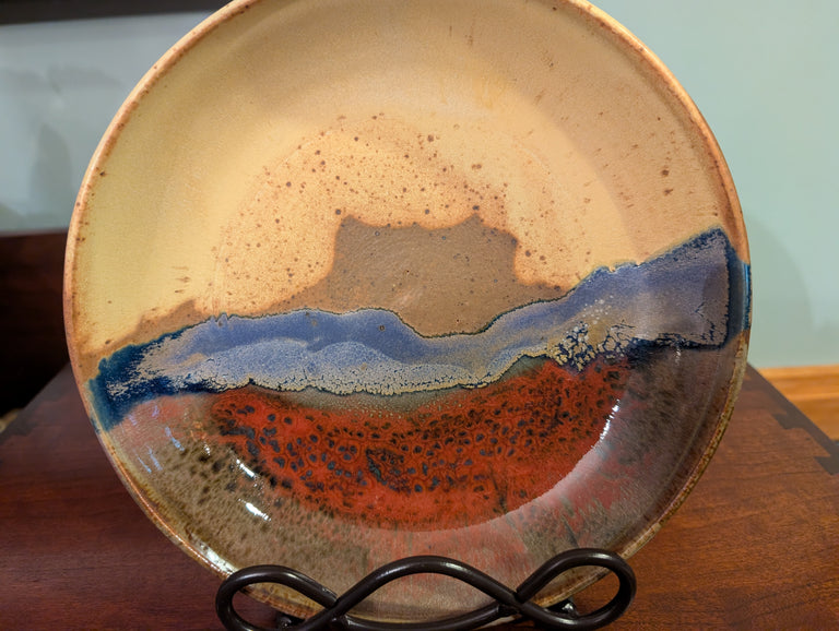 Linda Lane Title: #38 Landscape Plate