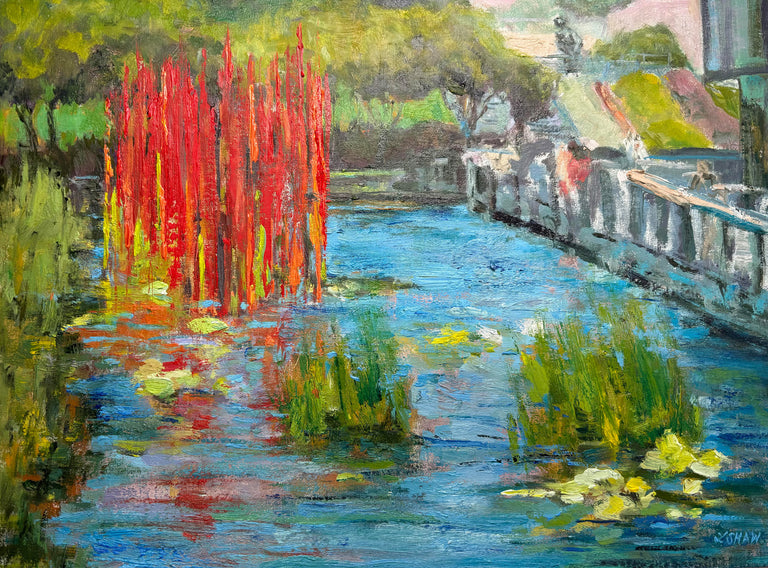 Linda Shaw Title: VMFA Red Reeds