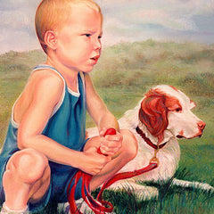 Linda Leah Wolitz Title: A Boy and His Dog