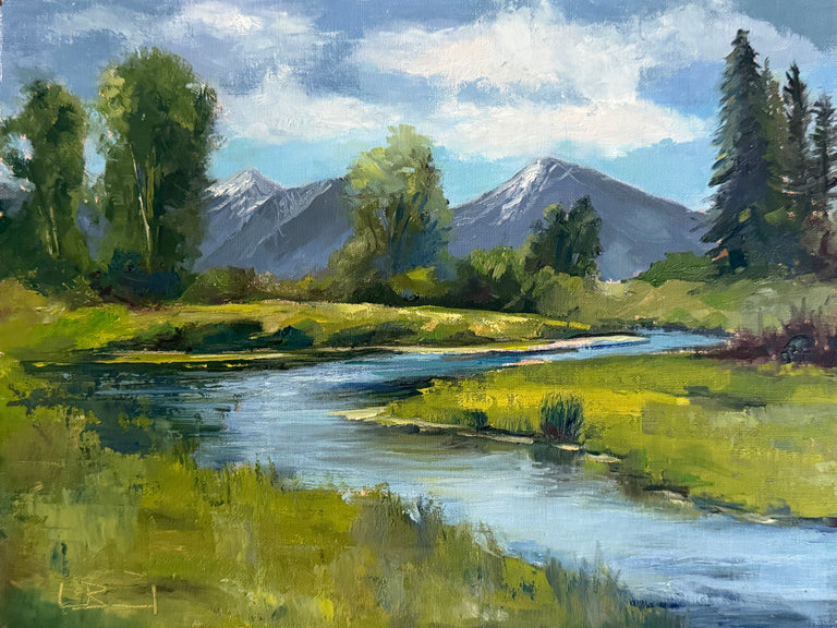 Lois Baird Title: Light on Spring Creek