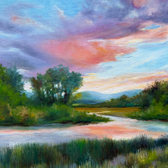 Lois Baird Title: River Flows Pink