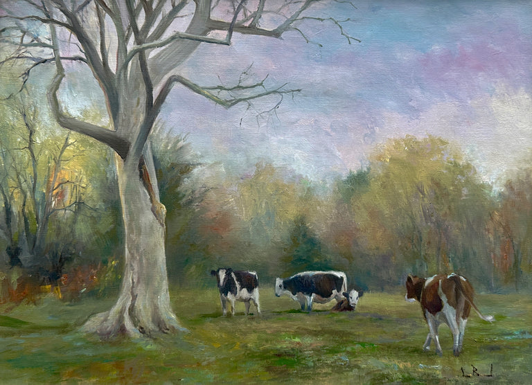 Lois Baird Title: Serenity Under the Sycamore