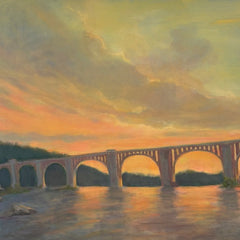 Mary Pedini Title: Sunset by the River