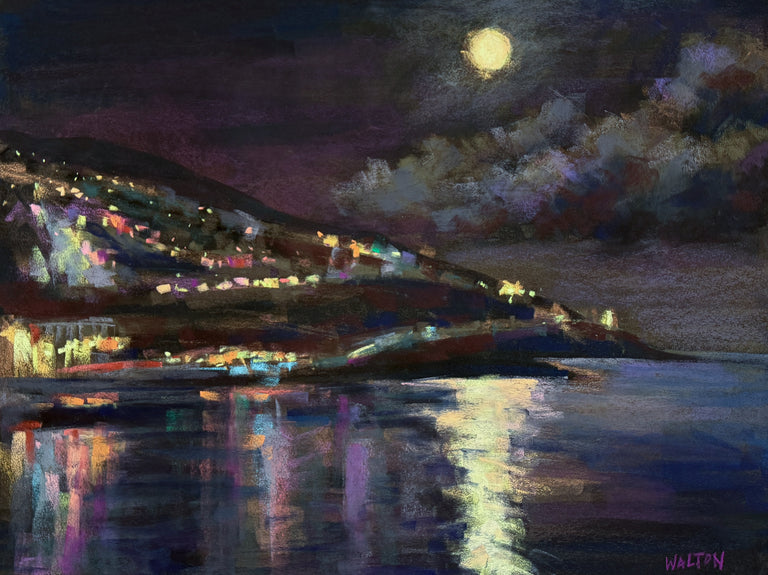 Melissa Walton Title: Nice at Night-French Riviera