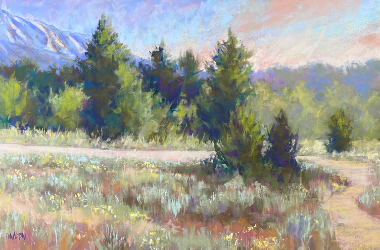 Melissa Walton Title: Tetons In The Distance, Jackson Hole