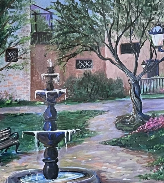 Merritt, Susannah Wagner title: The Garden by Museo Larco in Lima, Peru