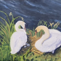 Engel, Mike Title: Nesting Swans