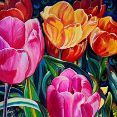 Nancy Jacey Title: Mini Tulips at Ginter