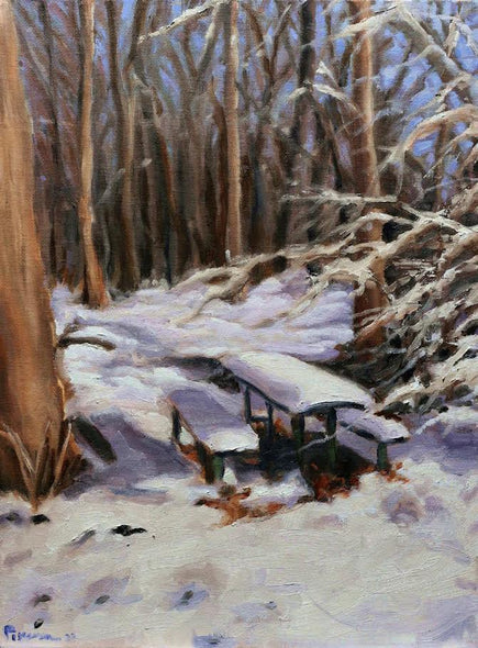 Pimsuwan, Natt Title: Picnic Table in the Snow