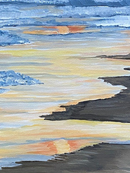 Neidert, Gena Title: Rocky Beach Sunset