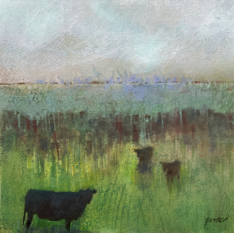 Porter Smith-Thayer Title: Cows in Field