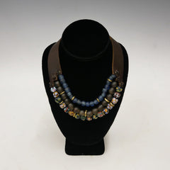 Kossman, Pam Title: Leather Bead Necklace