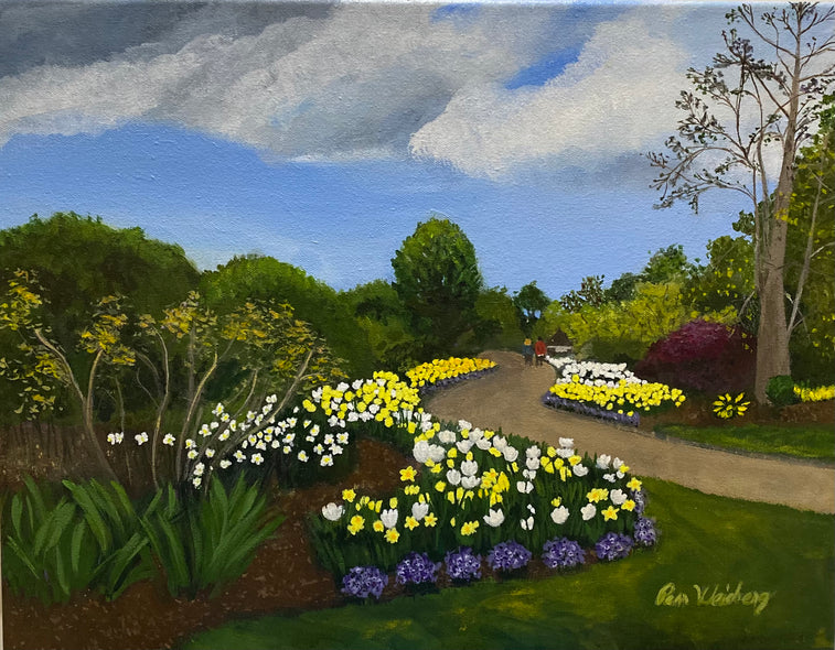 Pam Weisberg Title: Lewis Ginter April Showers