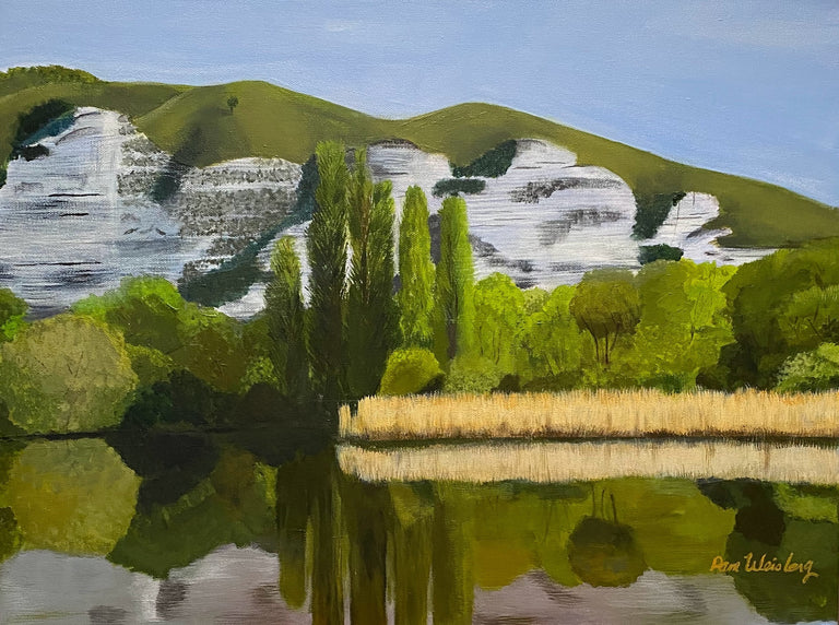 Pam Weisberg Title: White Cliffs on the Seine