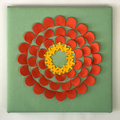 Patricia Hooten Title: Zinnia #5